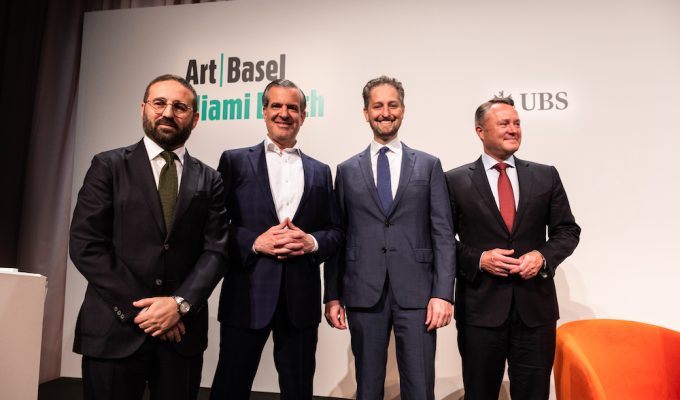 Art Basel Miami Beach press conference 2023