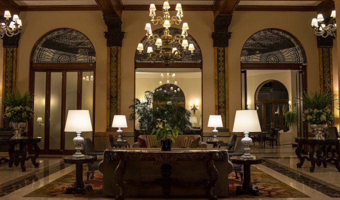 unique travel destinations Country Club Lima lobby