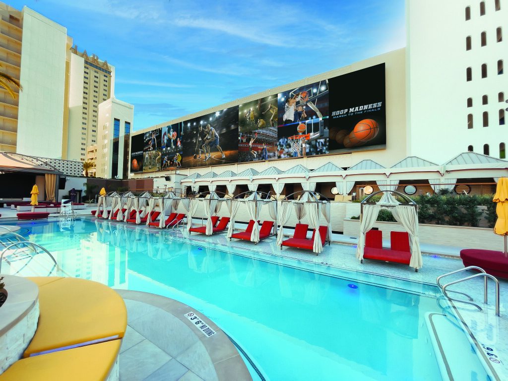 Hoop Madness at SAHARA Las Vegas | Credit The Vox Agency | spring travel experiences
