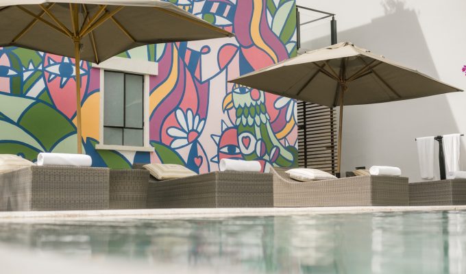summer 2025 travel ideas poolside at Hotel Matilda in San Miguel de Allende