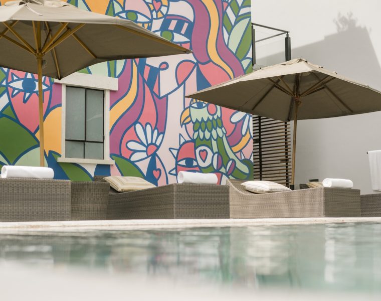 summer 2025 travel ideas poolside at Hotel Matilda in San Miguel de Allende